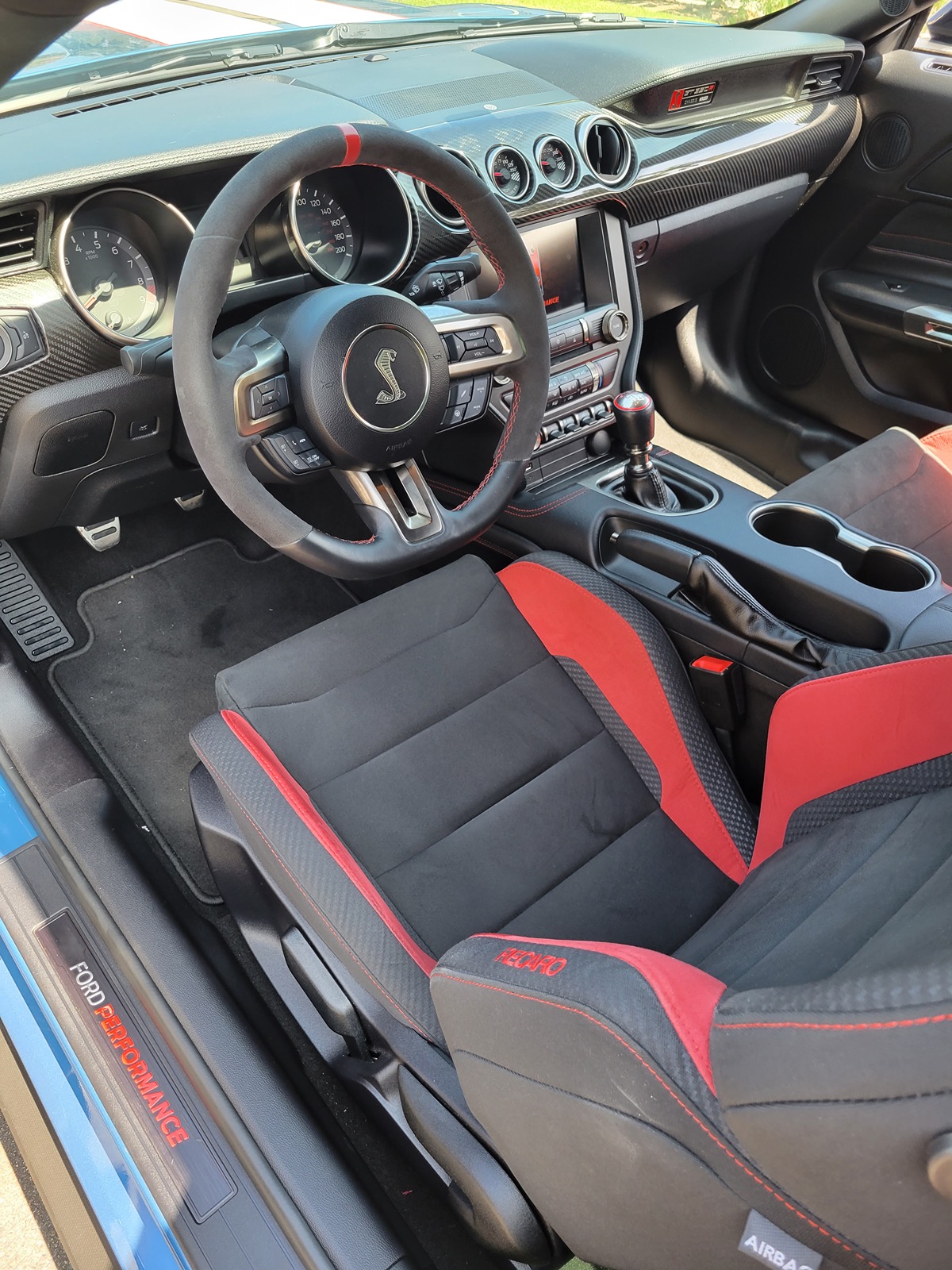 S650 Mustang Cool Carbon Fiber Interior Parts 1163