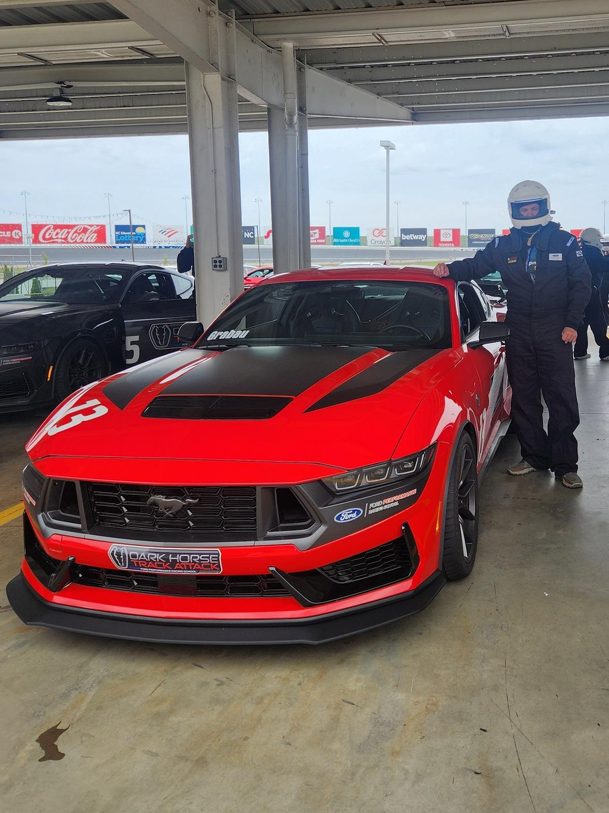 S650 Mustang Ford Performance Dark Horse Racing School Pics! 20240513_151136