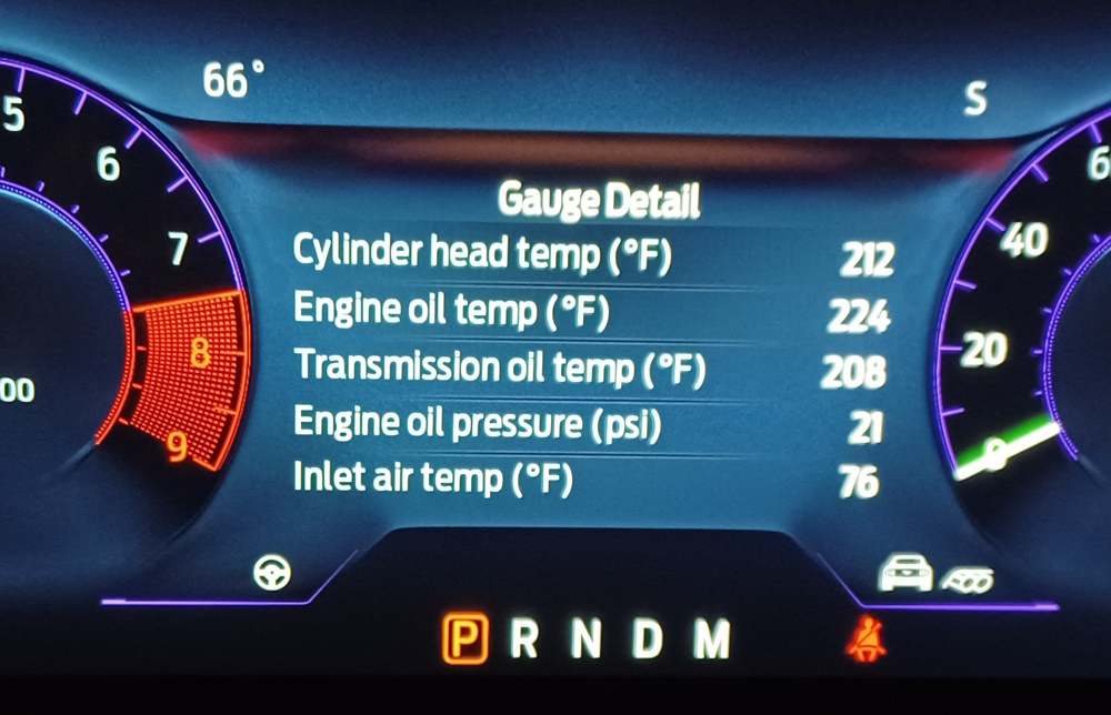 S650 Mustang Let's see your Gauge Details, What is Normal? 2nd