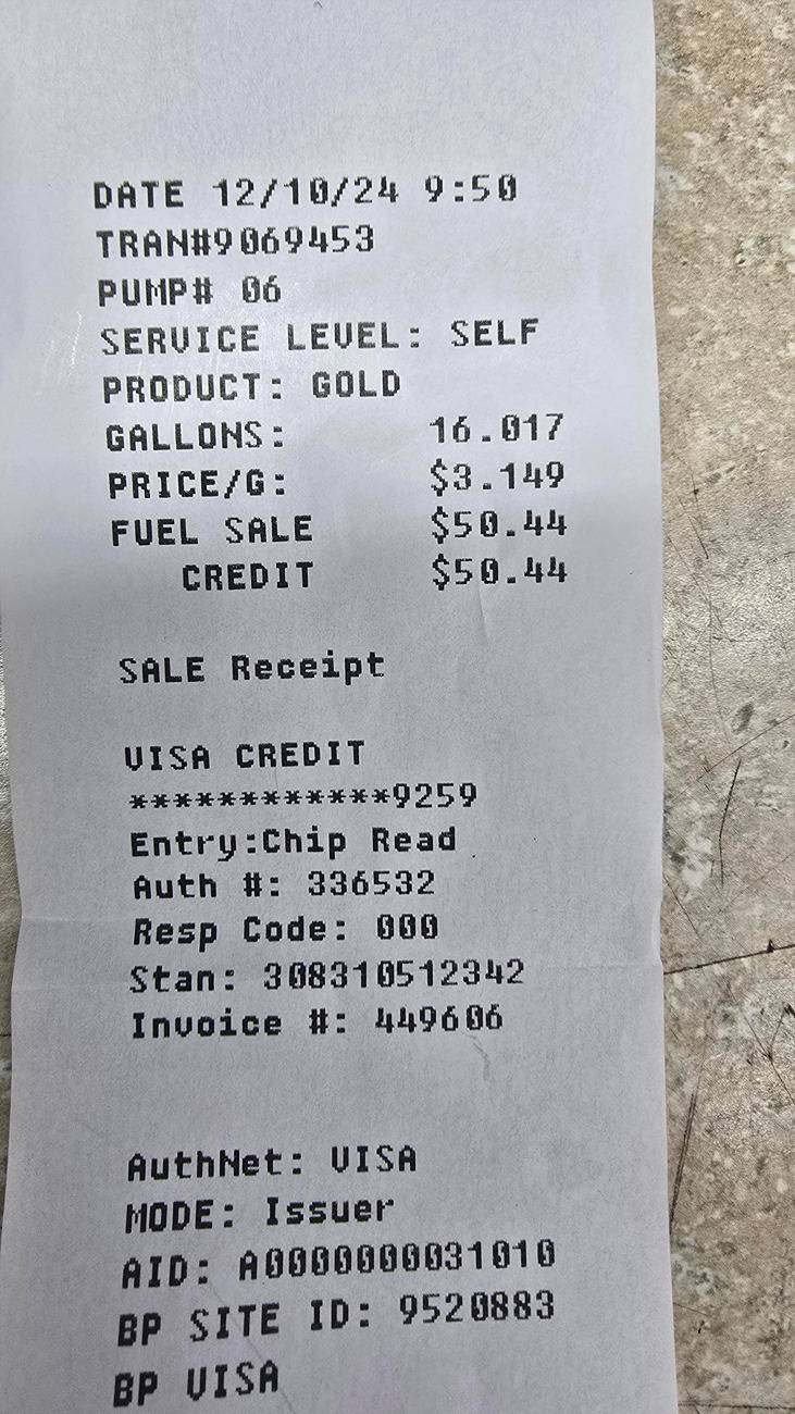 S650 Mustang Fuel Tank Capacity gas