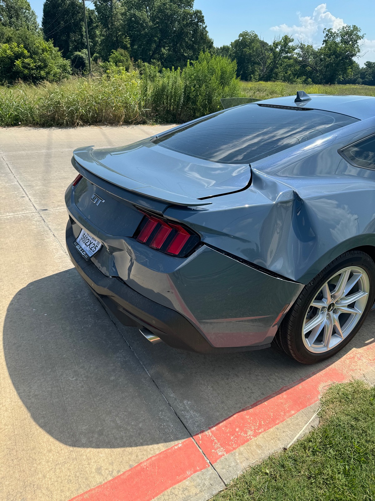 S650 Mustang Rear ended. Frame damage possible IMG_6505