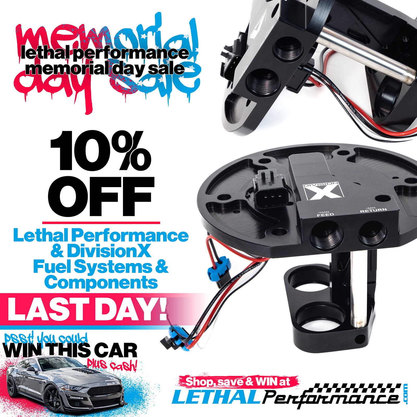 S650 Mustang MEMORIAL DAY SALE 2024 at Lethal Performance! LPfuelsystems_lastday