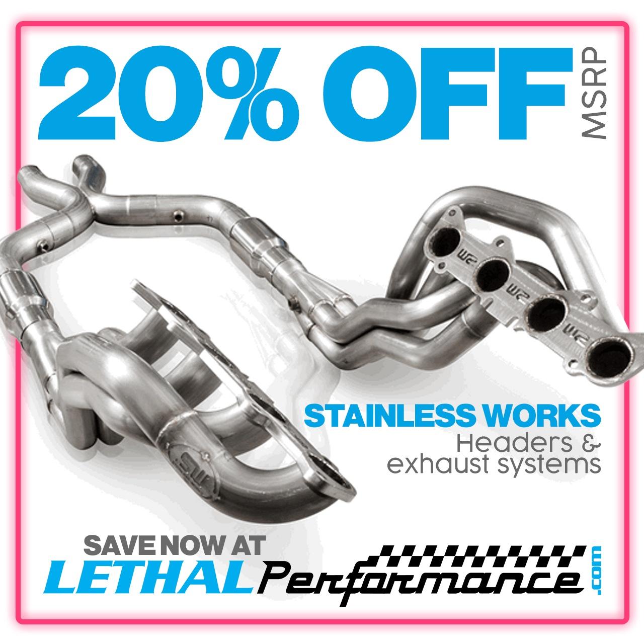 S650 Mustang 20% OFF Stainless Works starts NOW!! stainlessworks_headers