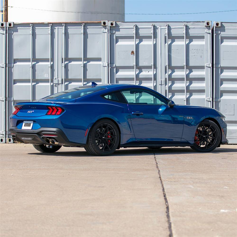 S650 Mustang 2024 Atlas Blue Mustang GT On SVE MHP1 Wheels sve-mustang-mhp1-wheel-kit-19x10-11-gloss-black-15-24_f11cbe85