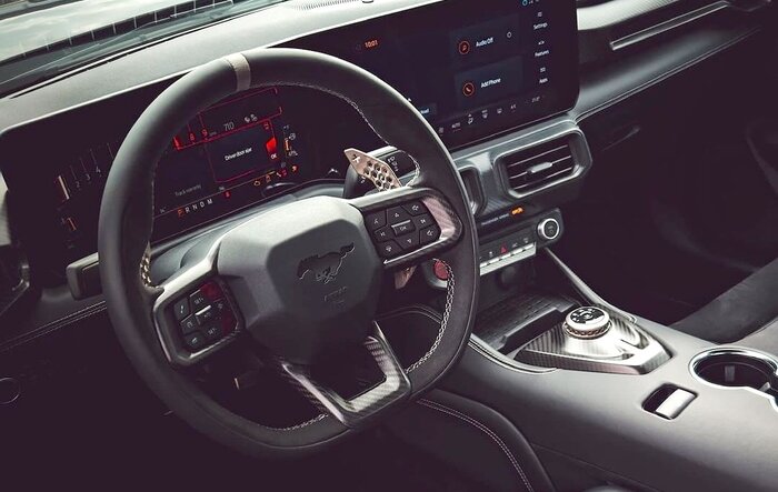 First look at the Mustang GTD interior!