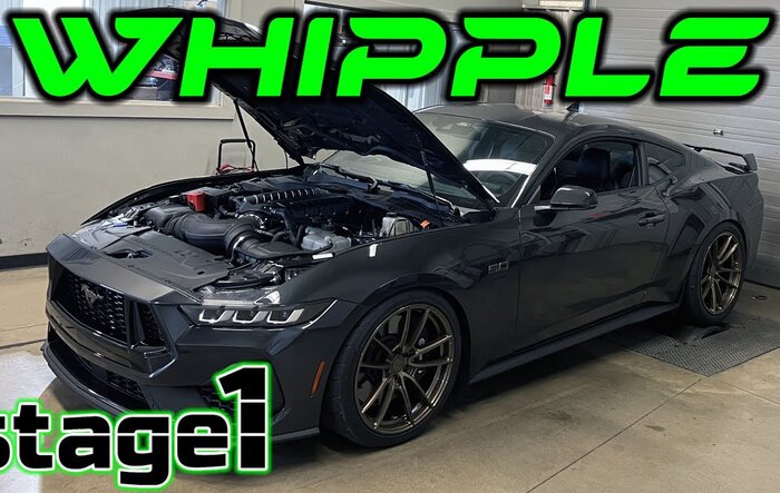 My 2024 Whipple Stage 1 dyno on two pulleys