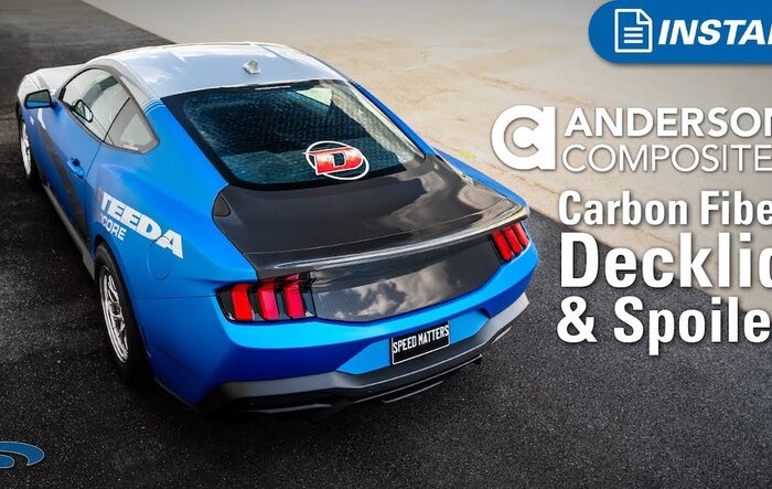 Installing a Carbon Fiber Decklid & Spoiler (Anderson Composites) on Our 2024 Mustang!