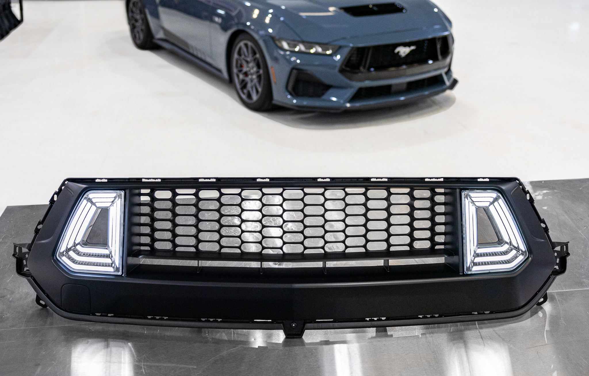 2024 Mustang RTR Upper Grille // Sneak Peek | Mustang7G - 2024+ S650 ...