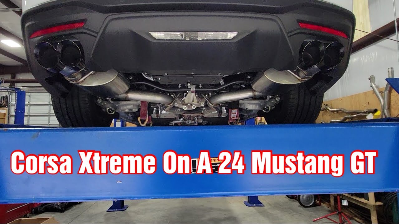 Video Installing A Corsa Cat Back Exhaust On Our 2024 Mustang GT W   LVrcy3VkYJY HD 1 