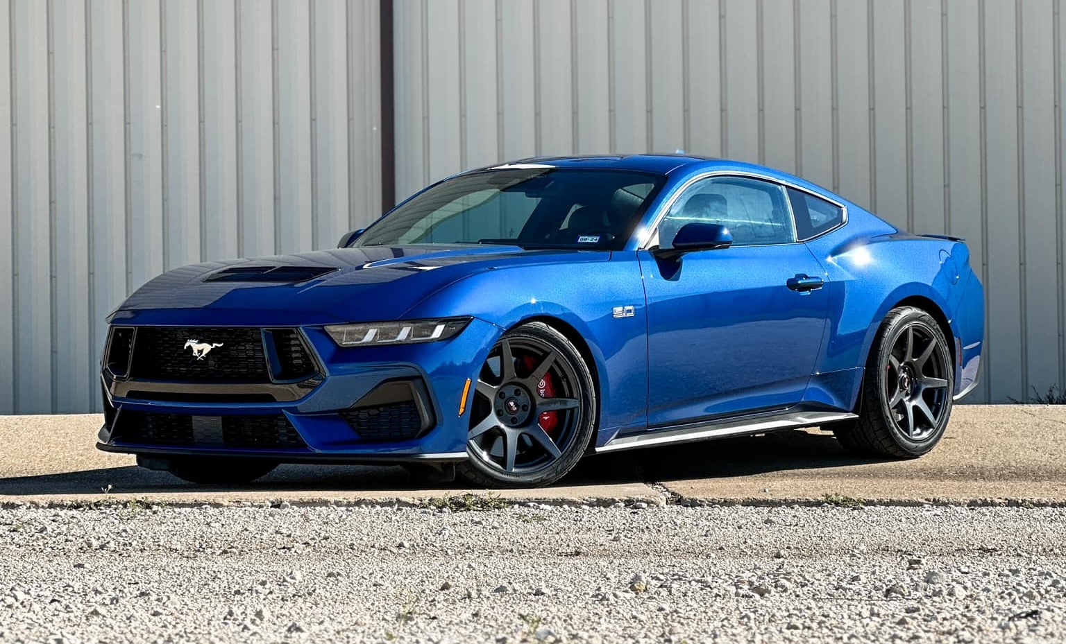 2024 Atlas Blue Mustang GT On SVE R350 Wheels Mustang7G 2024+ S650