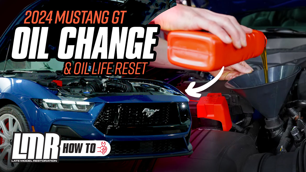 How To Change Oil In 2024 Mustang GT + Oil Life Reset Mustang7G