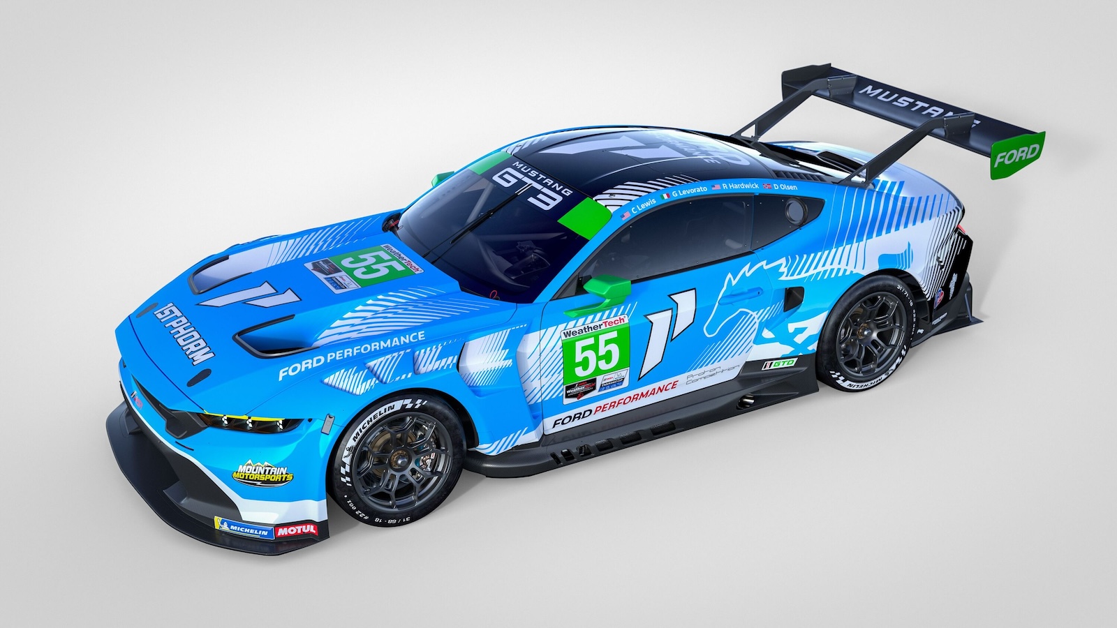 Mustang GT3 Debuts New Livery for Proton Competition IMSA and WEC Car